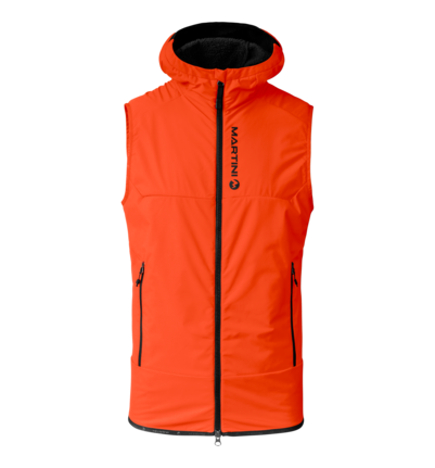 Martini Sportswear - Wildtrack Vest Primaloft® Active M - Outdoor vests in lava - front view - Men