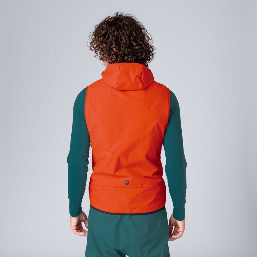 Martini Sportswear - Wildtrack Vest Primaloft® Active M - Gilet in lava - product.alttext.Rückansicht Model - Uomo