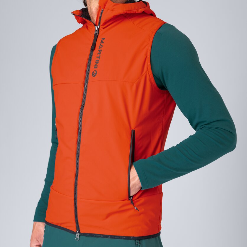 Martini Sportswear - Wildtrack Vest Primaloft® Active M - Gilet in lava - product.alttext.Detail 2 - Uomo