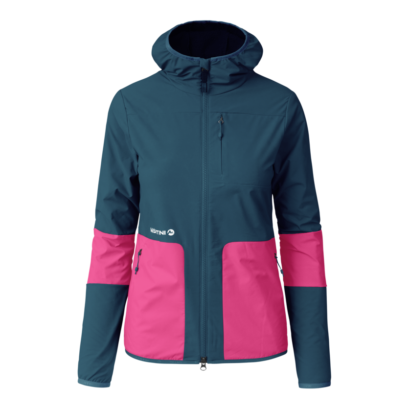 Martini Sportswear - Wildtrack Jacket Primaloft® Active W - Primaloft & Gloft Jackets in poseidon-rosebud - product.alttext.Vorderansicht - Women