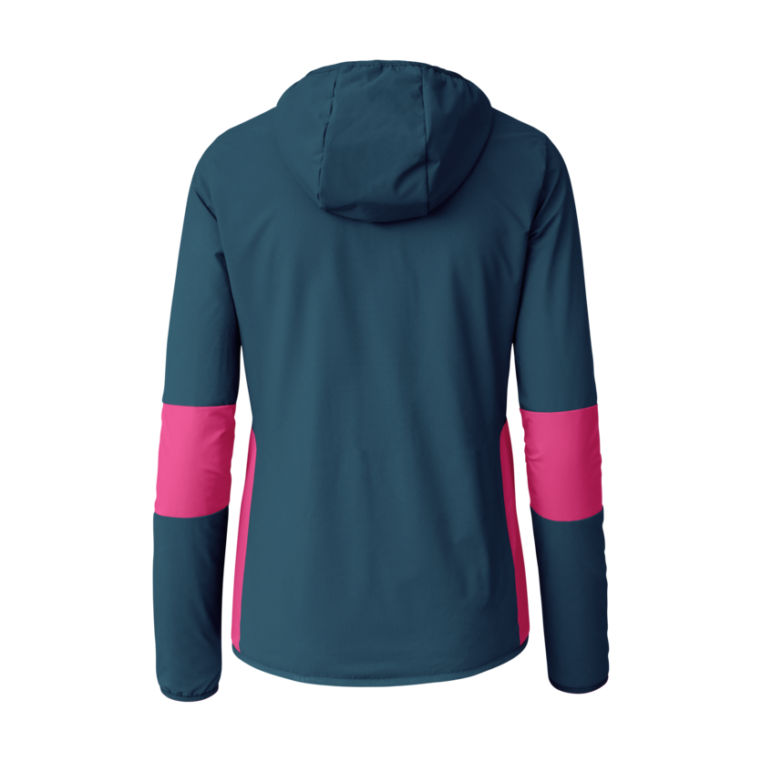 Martini Sportswear - Wildtrack Jacket Primaloft® Active W - Primaloft & Gloft Jackets in poseidon-rosebud - product.alttext.Rückansicht - Women