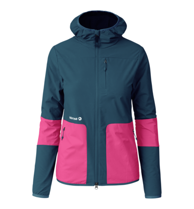 Martini Sportswear - Wildtrack Jacket Primaloft® Active W - Primaloft & Gloft Jacken in poseidon-rosebud - Vorderansicht - Damen