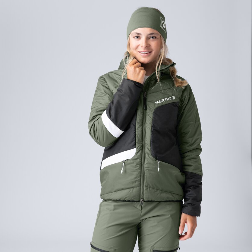 Martini Sportswear - Horizon Padded Jacket G-LOFT® W - Primaloft & Gloft Jacken in black-steel - product.alttext.Vorderansicht Model - Damen