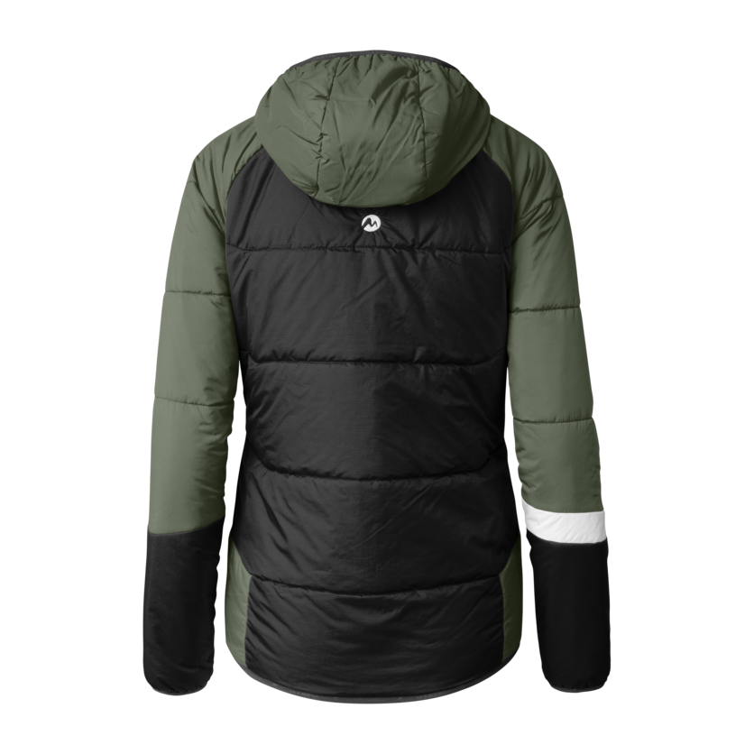 Martini Sportswear - Horizon Padded Jacket G-LOFT® W - Primaloft & Gloft Jacken in mosstone-black - product.alttext.Rückansicht - Damen