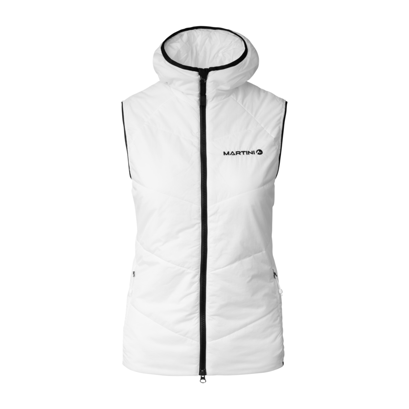 Martini Sportswear - Recharge Padded Vest G-LOFT® W - Westen in white - Vorderansicht - Damen