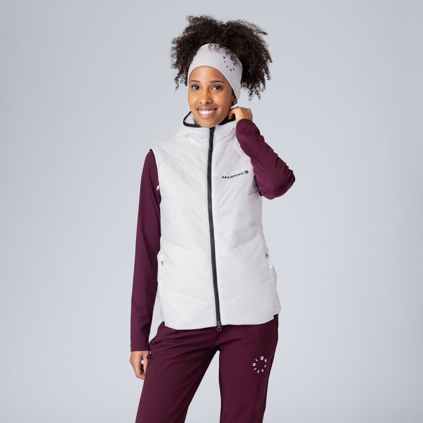 Martini Sportswear - Recharge Padded Vest G-LOFT® W - Gilet in white - product.alttext.Vorderansicht Model - Donna