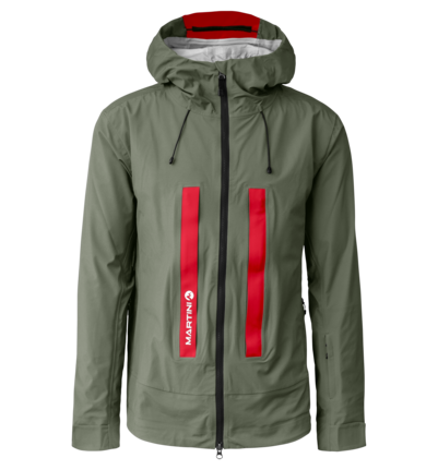 Martini Sportswear - Argon 3L Jacket M - Hardshell Jacken in mosstone-mars - Vorderansicht - Herren