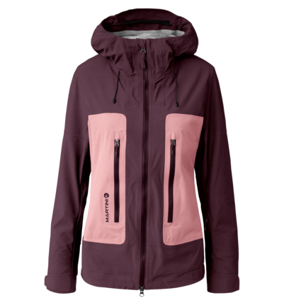 Martini Sportswear - Argon 3L Jacket W - Hardshell jackets in fairy tale-primrose - front view - Women