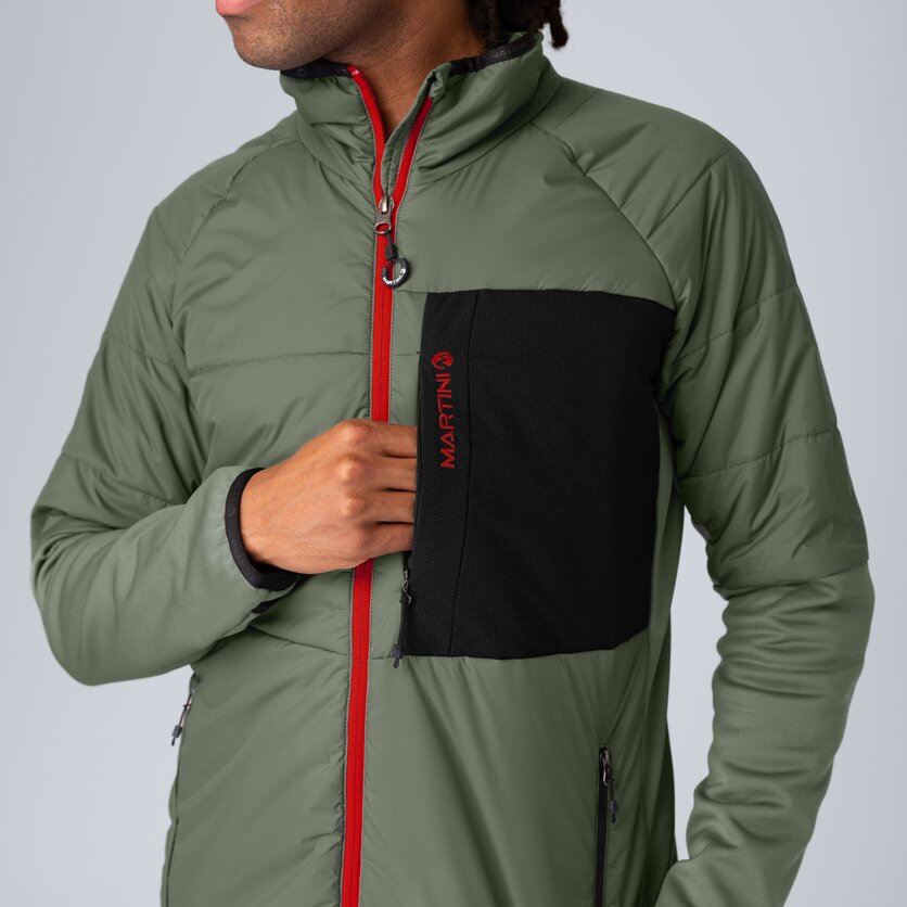 Martini Sportswear - Horizon Hybrid Jacket Primaloft® M - Giacche ibride in black/mosstone - product.alttext.Detail 2 - Uomo