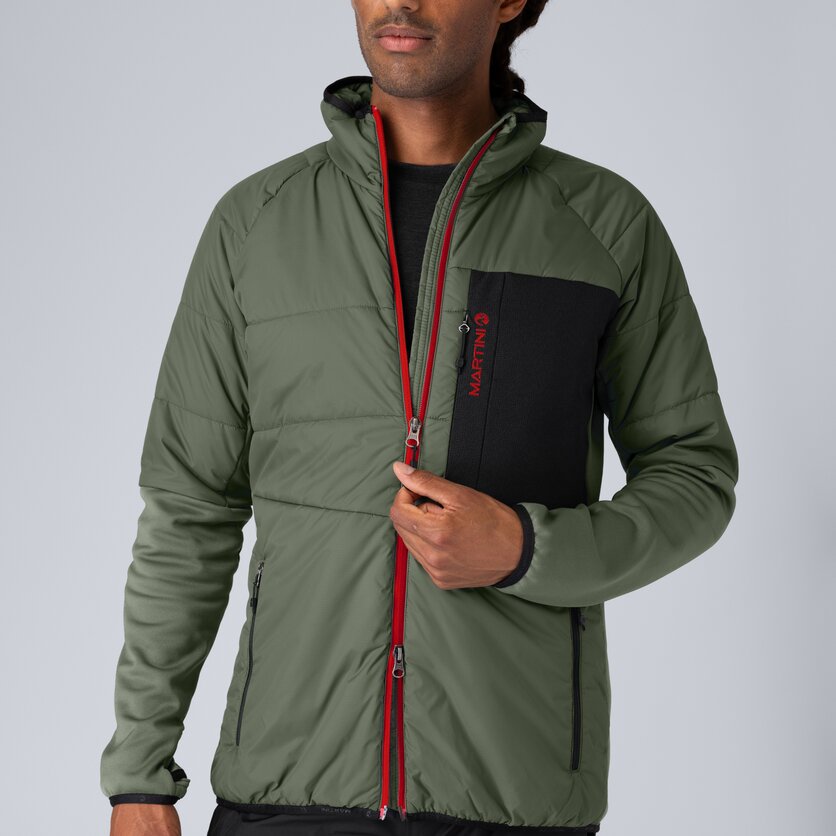 Martini Sportswear - Horizon Hybrid Jacket Primaloft® M - Giacche ibride in black/mosstone - product.alttext.Detail 5 - Uomo