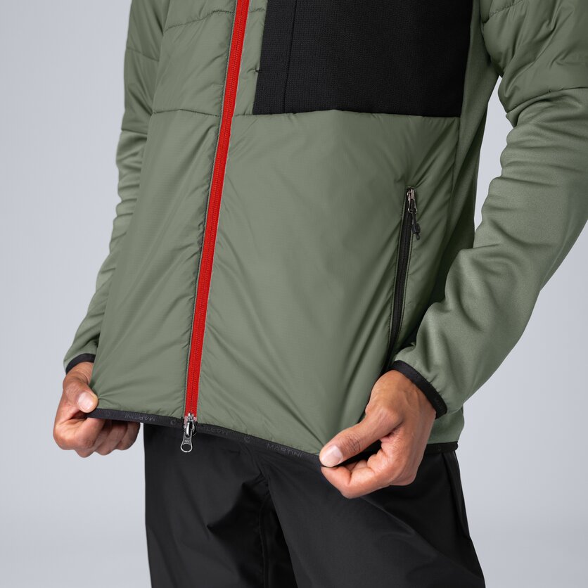 Martini Sportswear - Horizon Hybrid Jacket Primaloft® M - Giacche ibride in black/mosstone - product.alttext.Detail 7 - Uomo