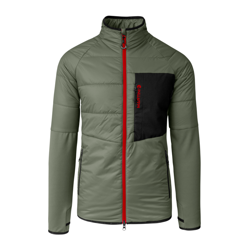 Martini Sportswear - Horizon Hybrid Jacket Primaloft® M - Giacche ibride in black/mosstone - product.alttext.Vorderansicht - Uomo