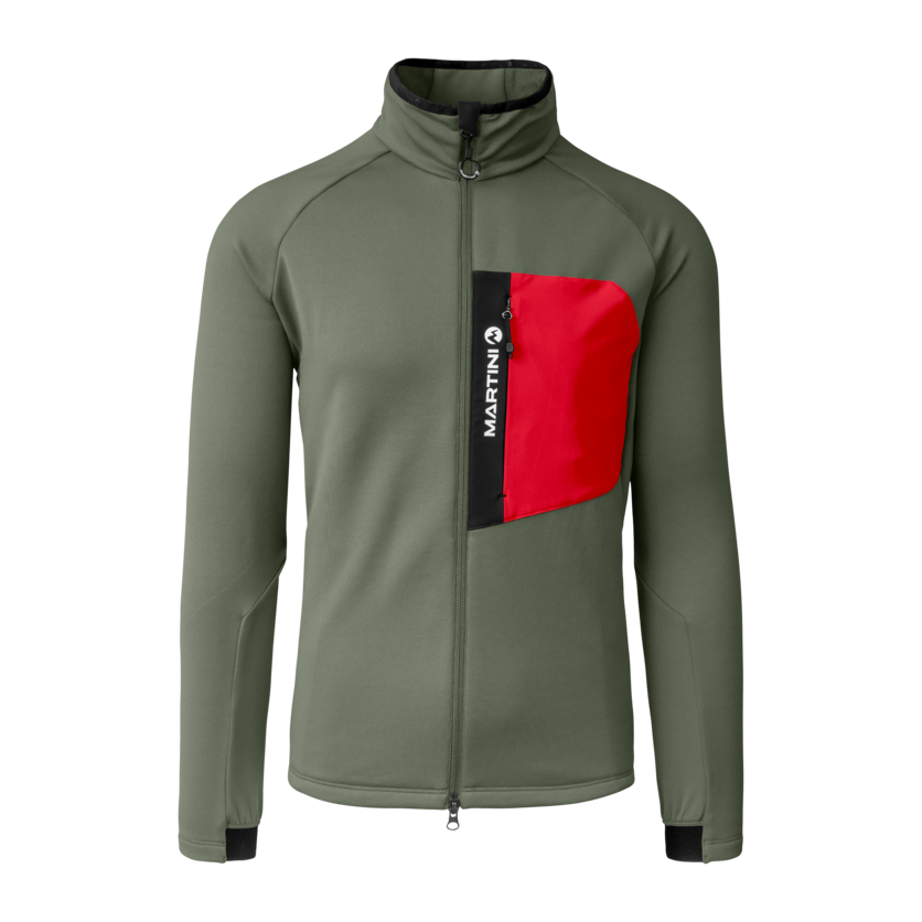 Martini Sportswear - Horizon Midlayer Jacket M - Fleecejacke in mosstone-mars - product.alttext.Vorderansicht - Herren