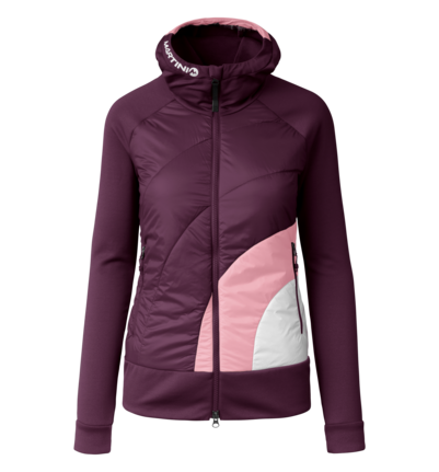 Martini Sportswear - Desire Hybrid Jacket Primaloft® W - Hybrid jackets in fairy tale-primrose - front view - Women