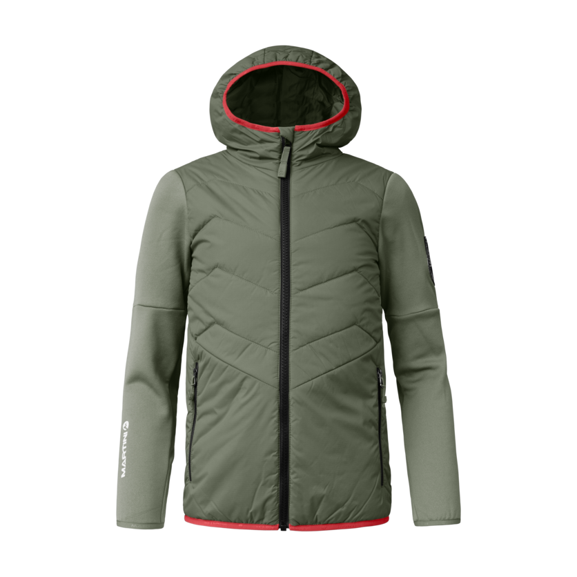 Martini Sportswear - Wildone Hybrid Jacket G-LOFT® Kids - Hybrid jackets in mosstone - product.alttext.Vorderansicht - Kids