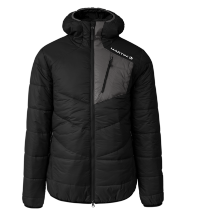 Martini Sportswear - Fullforce Padded Jacket G-LOFT® M - Primaloft & Gloft Jackets in black-steel - front view - Men