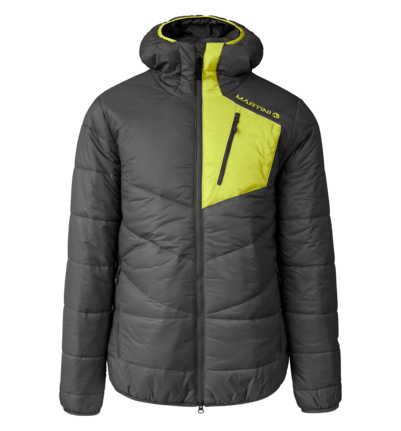 Martini Sportswear - Fullforce Padded Jacket G-LOFT® M - Primaloft & Gloft Jackets in steel-ginger - front view - Men