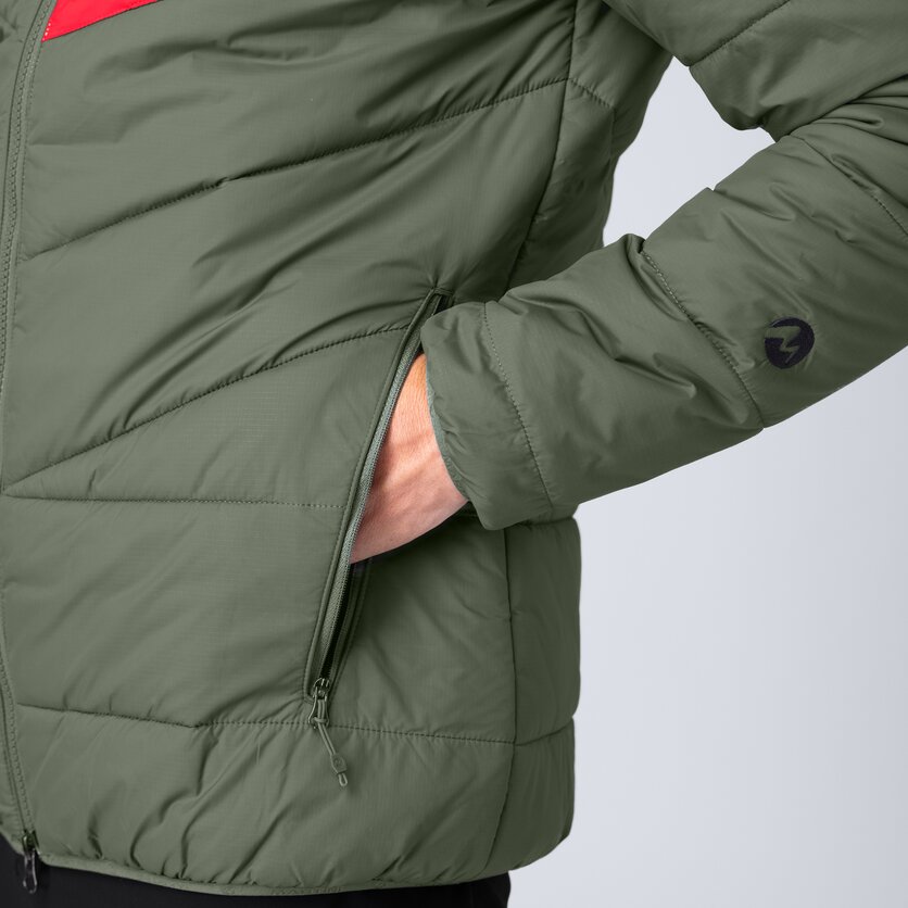 Martini Sportswear - Fullforce Padded Jacket G-LOFT® M - Primaloft & Gloft Jacken in seaport-lava - Detail 1 - Herren