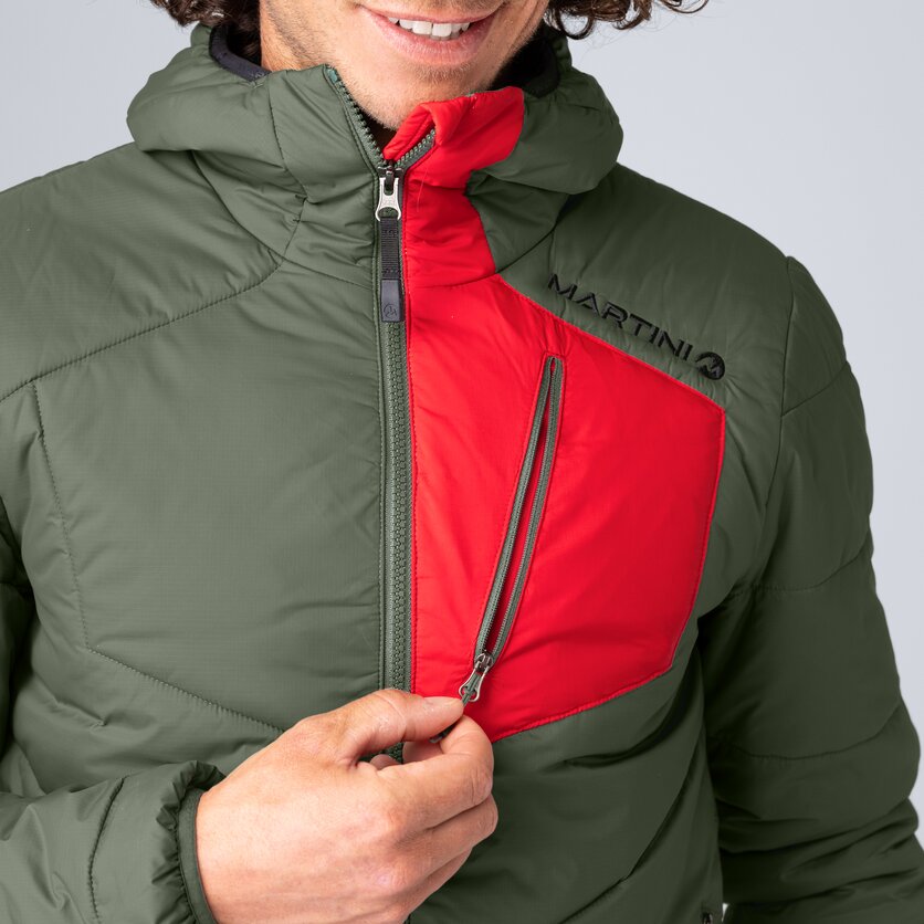 Martini Sportswear - Fullforce Padded Jacket G-LOFT® M - Primaloft & Gloft Jacken in seaport-lava - Detail 2 - Herren