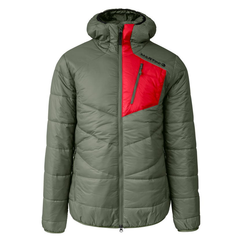 Martini Sportswear - Fullforce Padded Jacket G-LOFT® M - Primaloft & Gloft Jacken in mosstone-mars - Vorderansicht - Herren