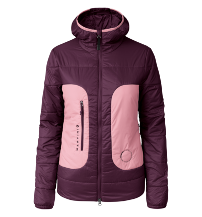 Martini Sportswear - Argon Padded Jacket G-LOFT® W - Primaloft & Gloft Jackets in fairy tale-primrose - front view - Women