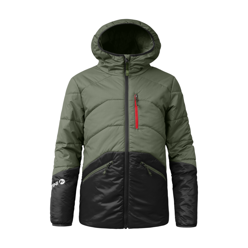 Martini Sportswear - Wildone Padded Jacket G-LOFT® Kids - Giacche Primaloft e Gloft in black/mosstone - product.alttext.Vorderansicht - Bambini