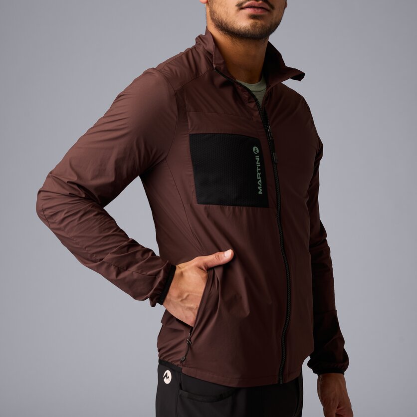 Martini Sportswear - Neverrest Windbreaker Jacket M - Giacca a vento in black-white - Dettaglio 2 - Uomo