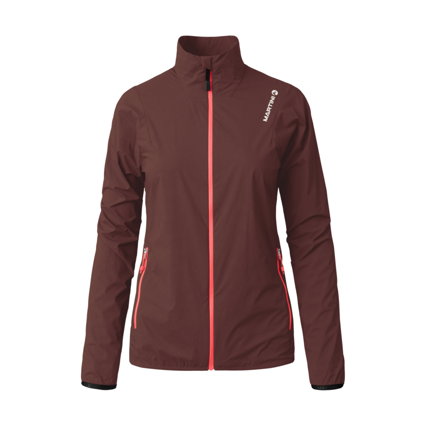 Martini Sportswear - Sunrise Windbreaker Jacket W - Windbreaker jackets in peakan-punch - front view - Women