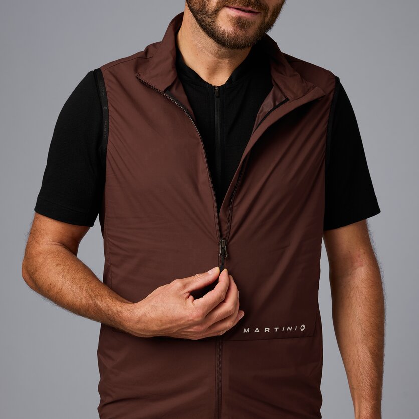 Martini Sportswear - Flowtrail Windbreaker Vest M - Gilet in black - Dettaglio 1 - Uomo