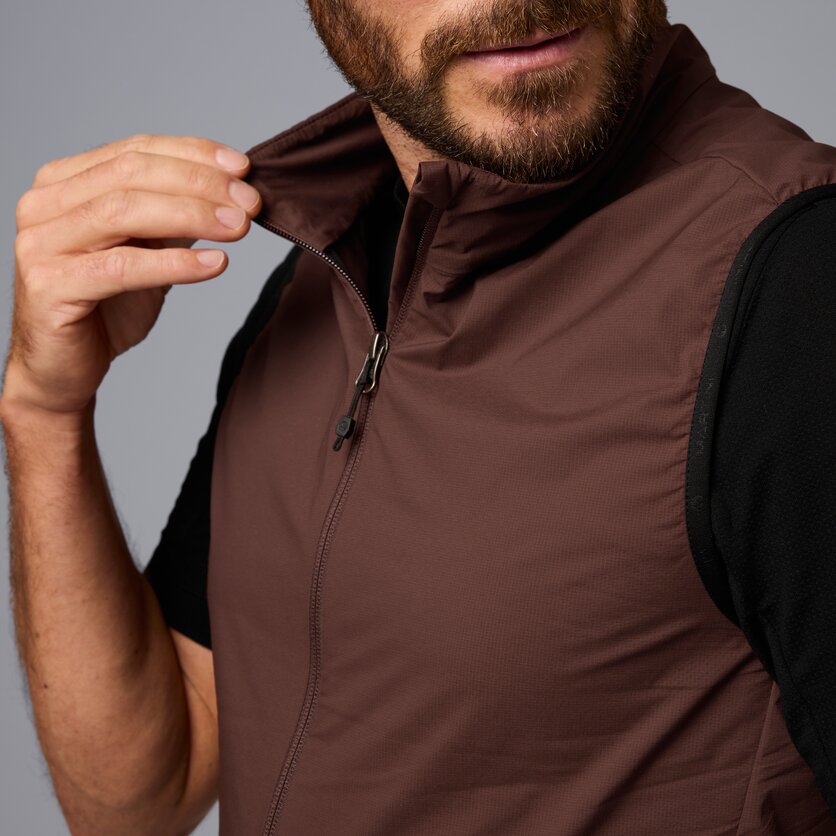 Martini Sportswear - Flowtrail Windbreaker Vest M - Gilet in black - Dettaglio 3 - Uomo