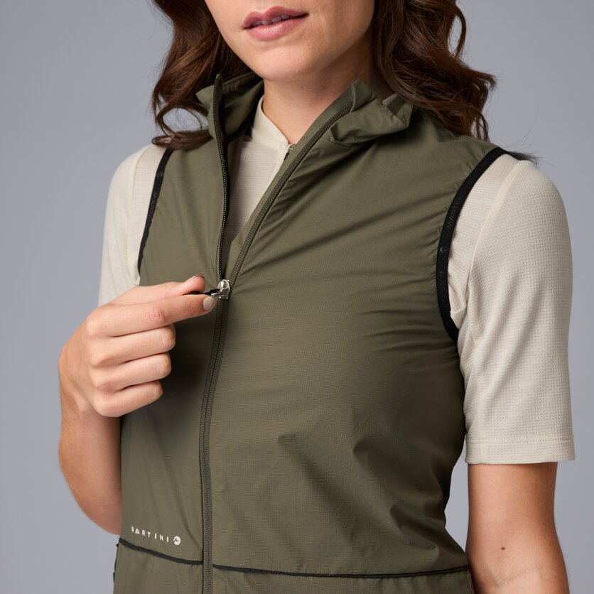 Martini Sportswear - Flowtrail Windbreaker Vest W - Westen in black - Detail 3 - Damen