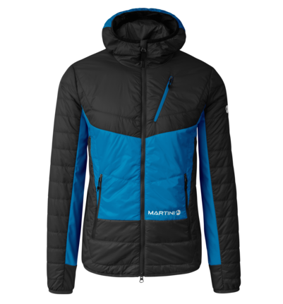 Martini Sportswear - Yalca Padded Jacket Primaloft® M - Primaloft & Gloft Jackets in black-imperial - front view - Men