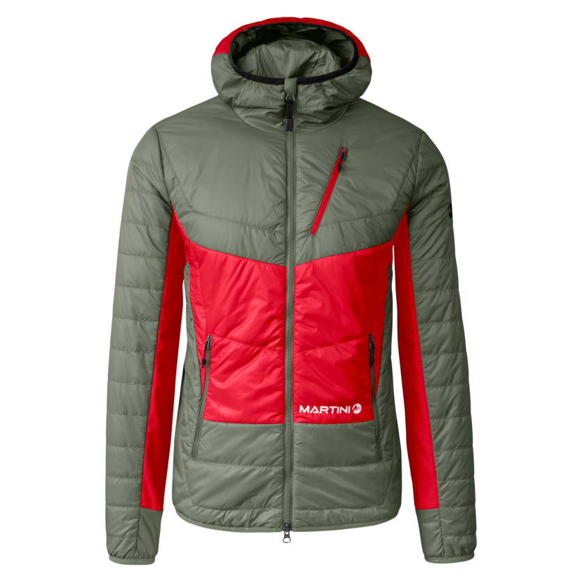 Martini Sportswear - Yalca Padded Jacket Primaloft® M - Primaloft & Gloft Jacken in mosstone-mars - product.alttext.Vorderansicht - Herren