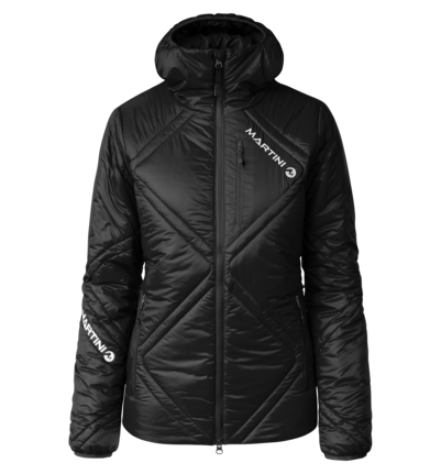 Martini Sportswear - Fullforce Padded Jacket G-LOFT® W - Primaloft & Gloft Jackets in black - front view - Women