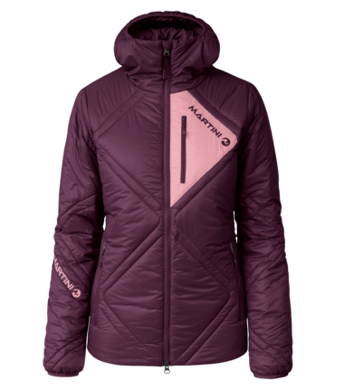 Martini Sportswear - Fullforce Padded Jacket G-LOFT® W - Primaloft & Gloft Jackets in fairy tale-primrose - front view - Women