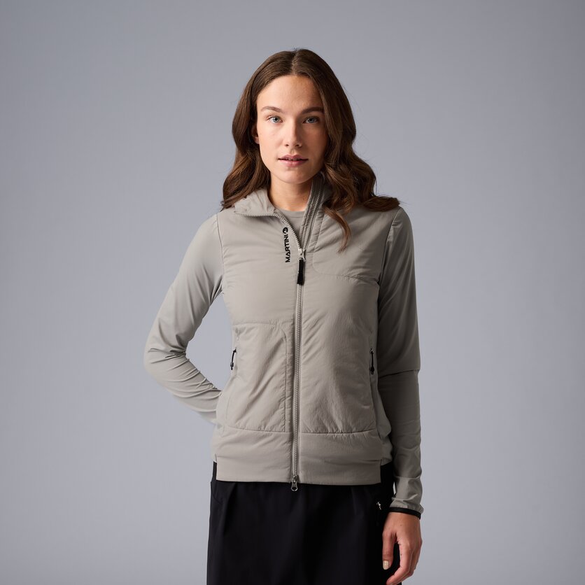 Martini Sportswear - Alpmate Hybrid Jacket G-Loft® W - Hybrid jackets in black - front view model - Women