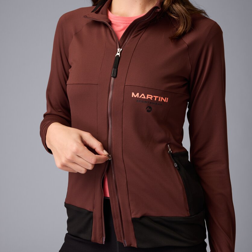 Martini Sportswear - Via Midlayer Jacket W - Midlayers in black-white - Detail 1 - Damen