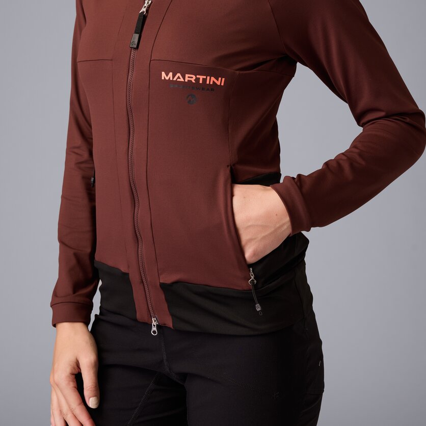 Martini Sportswear - Via Midlayer Jacket W - Midlayers in black-white - Detail 2 - Damen