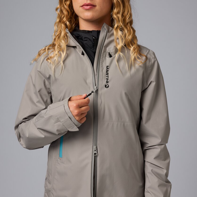 Martini Sportswear - Trektech 2.5L Jacket W - Hardshell jackets in black-white - Detail 1 - Women