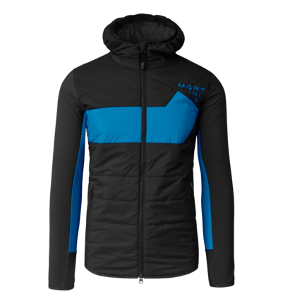 Martini Sportswear - Snowventure Hybrid Jacket G-LOFT® M - Hybrid jackets in black-imperial - front view - Men