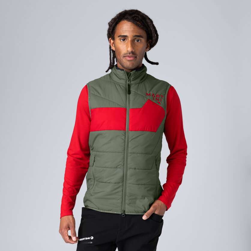 Martini Sportswear - Snowventure Hybrid Vest G-LOFT® M - Westen in seaport-lava - Vorderansicht Model - Herren