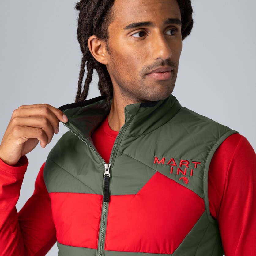 Martini Sportswear - Snowventure Hybrid Vest G-LOFT® M - Westen in seaport-lava - Detail 5 - Herren