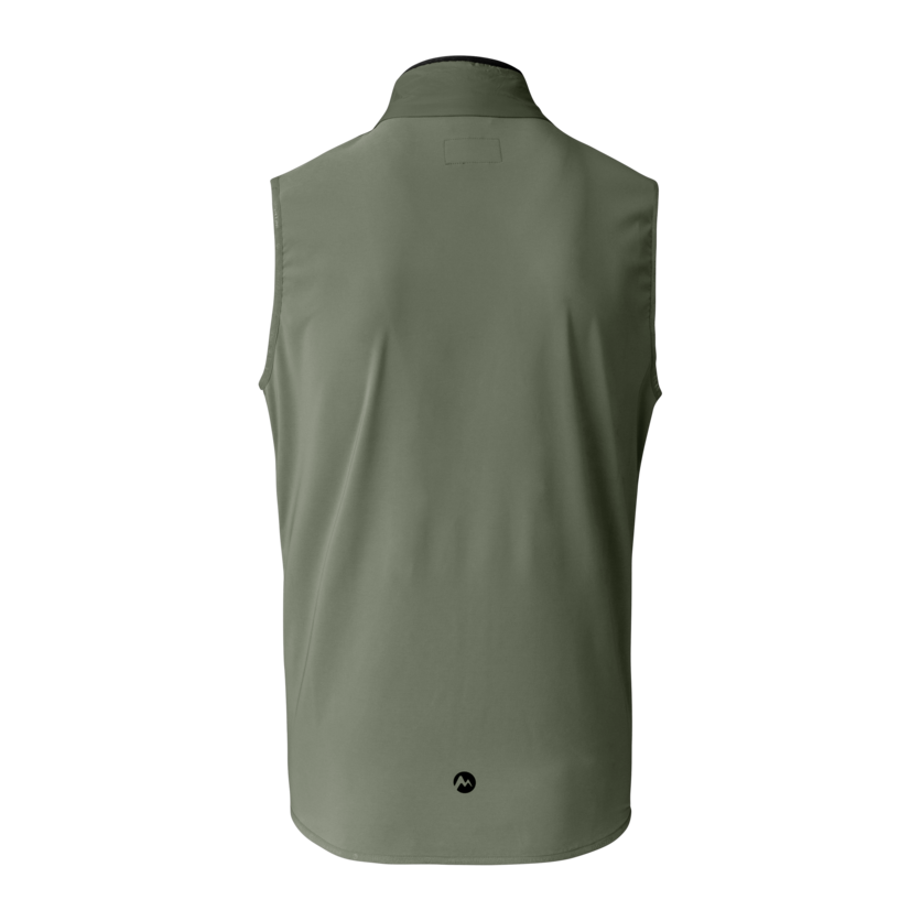 Martini Sportswear - Snowventure Hybrid Vest G-LOFT® M - Gilet in black/mosstone - product.alttext.Rückansicht - Uomo