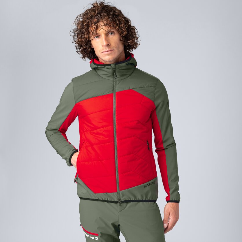 Martini Sportswear - Firstline Hybrid Jacket G-LOFT® M - Hybridjacken in seaport-lava - Vorderansicht Model - Herren