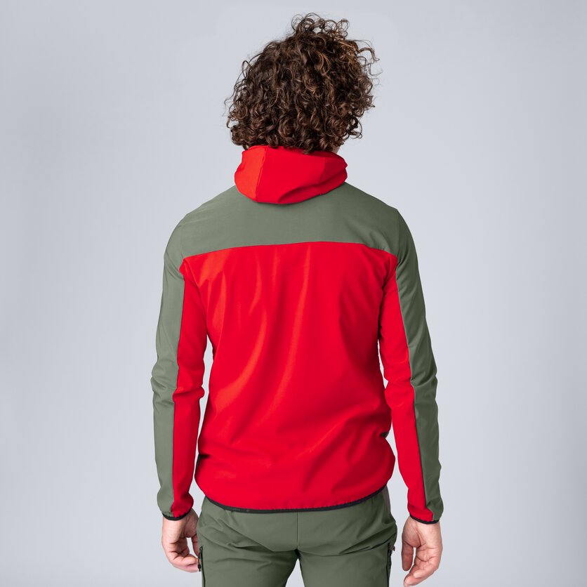 Martini Sportswear - Firstline Hybrid Jacket G-LOFT® M - Hybridjacken in seaport-lava - Rückansicht Model - Herren