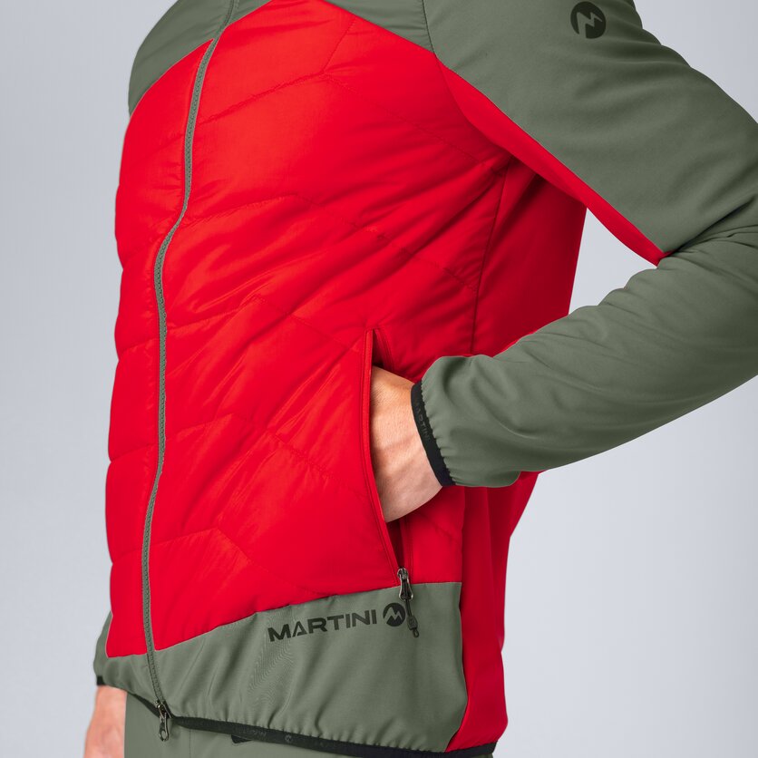 Martini Sportswear - Firstline Hybrid Jacket G-LOFT® M - Hybridjacken in seaport-lava - Detail 1 - Herren