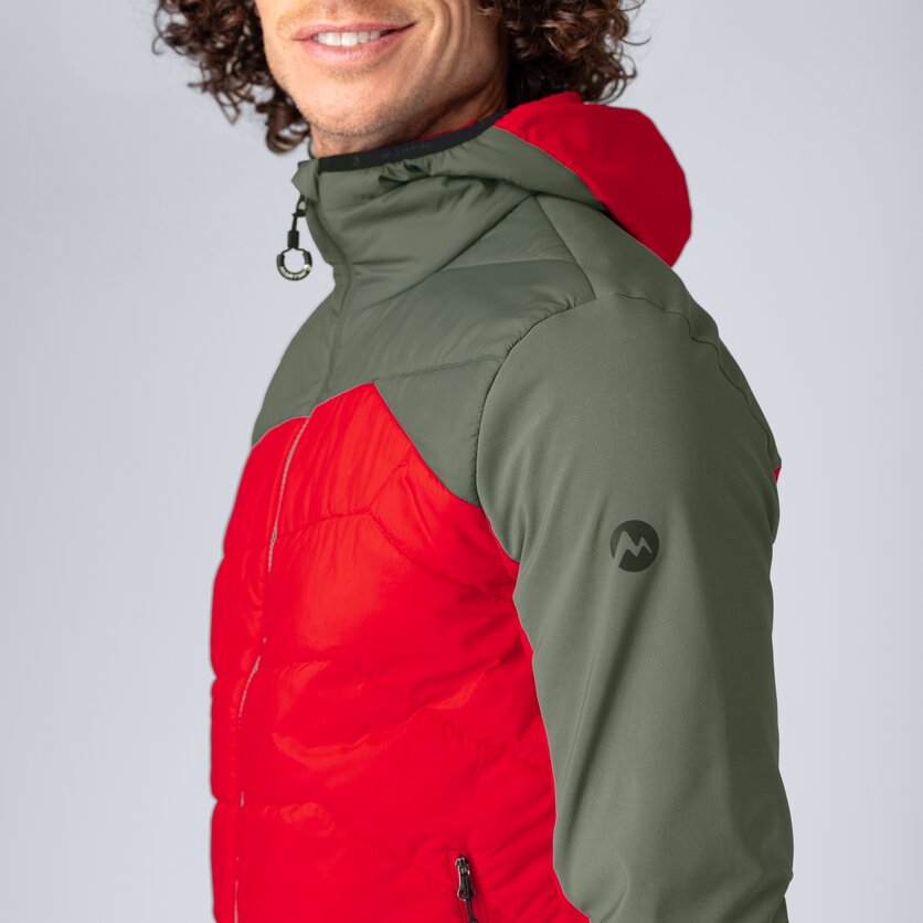 Martini Sportswear - Firstline Hybrid Jacket G-LOFT® M - Hybridjacken in seaport-lava - Detail 2 - Herren