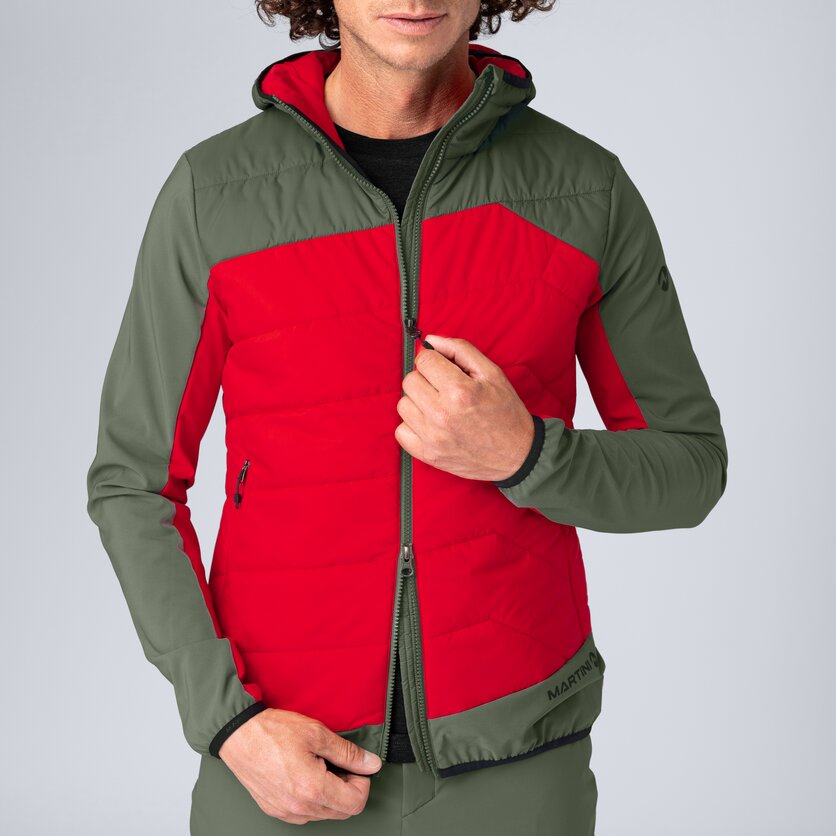 Martini Sportswear - Firstline Hybrid Jacket G-LOFT® M - Hybridjacken in seaport-lava - Detail 3 - Herren