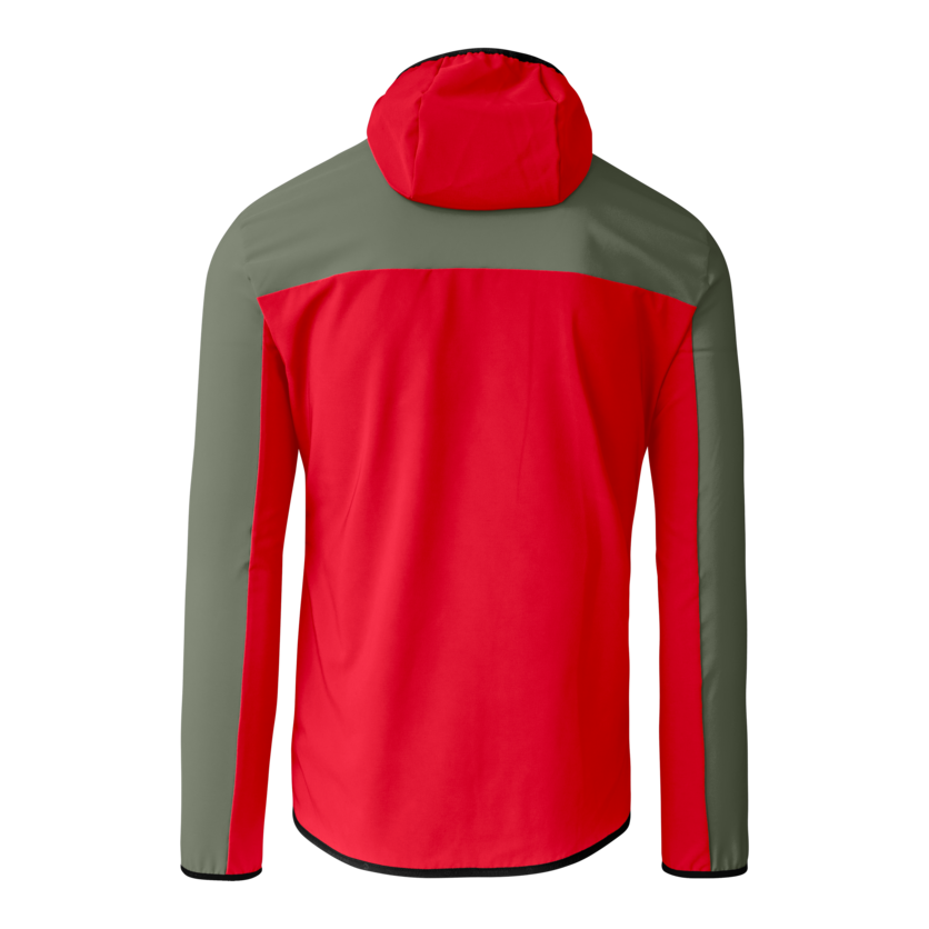 Martini Sportswear - Firstline Hybrid Jacket G-LOFT® M - Hybrid jackets in mars-mosstone - rear view - Men