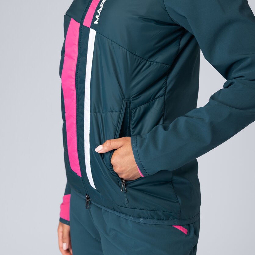 Martini Sportswear - Glint Hybrid Jacket Primaloft® W - Hybridjacken in black-white - product.alttext.Detail 2 - Damen